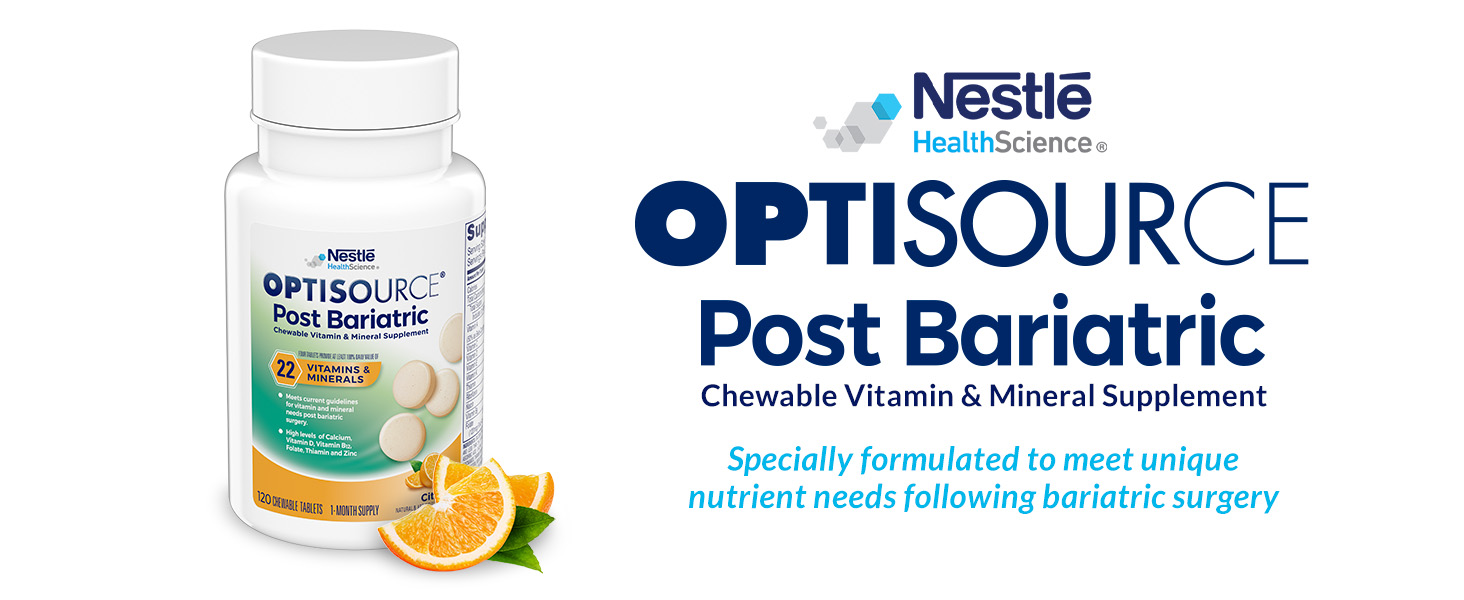 Optisource Post Bariatric Chewable Multivitamin & Mineral