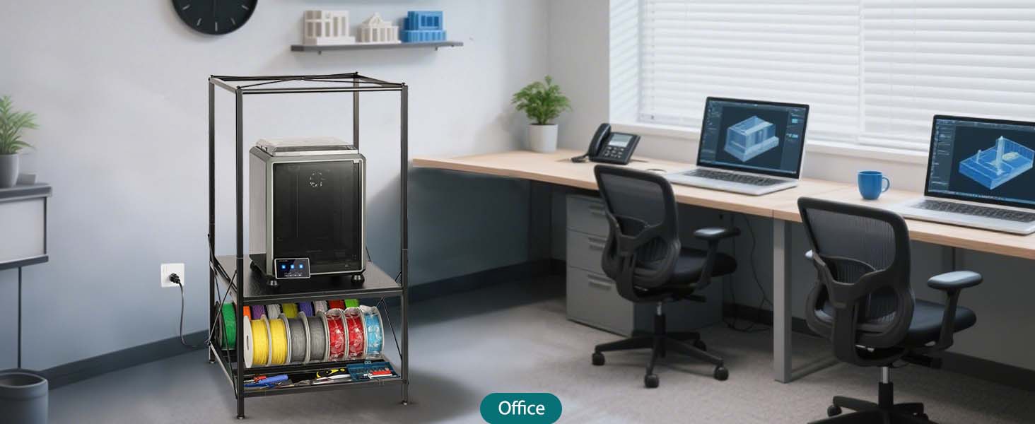 3D Printer Stand with Filament Storage