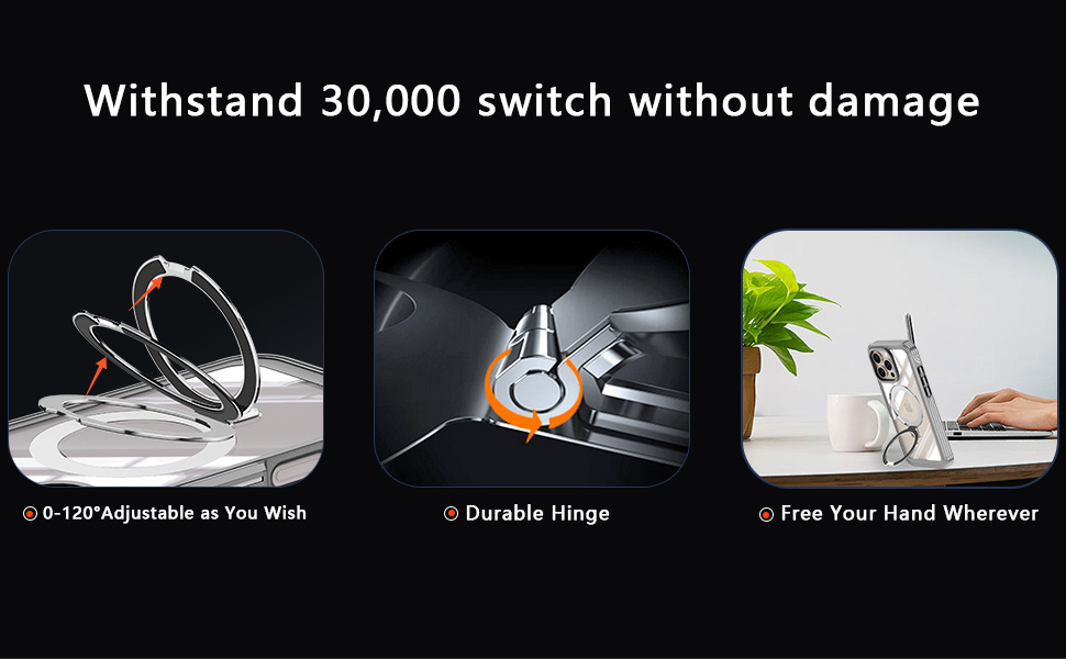 vGolvin for iPhone 16 Pro Max Case with Invisible