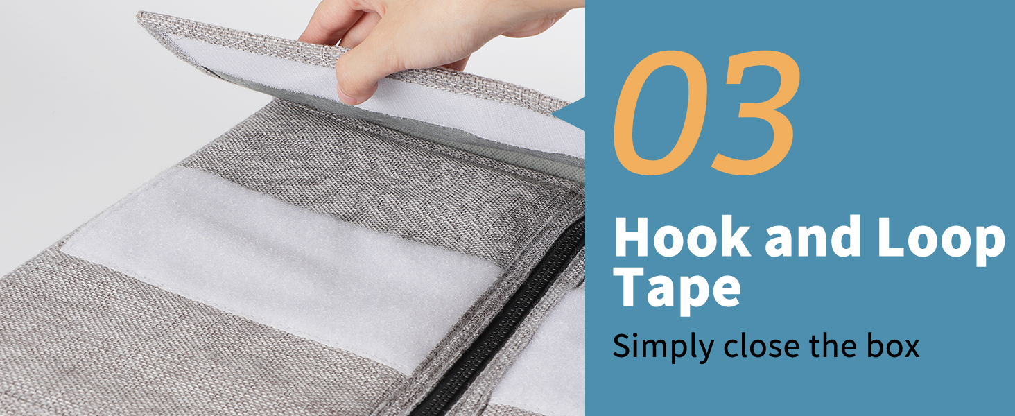 YUOROS 4 Pack Foldable Bed Sheet Set Organizer (Queen or King Size