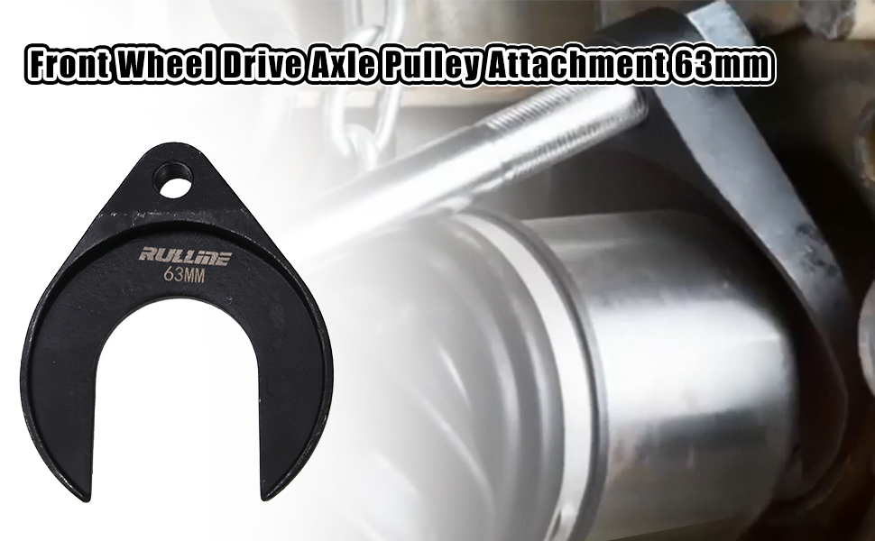 RULLINE 63mm Front Wheel Drive Axle Pulley Attachment CV