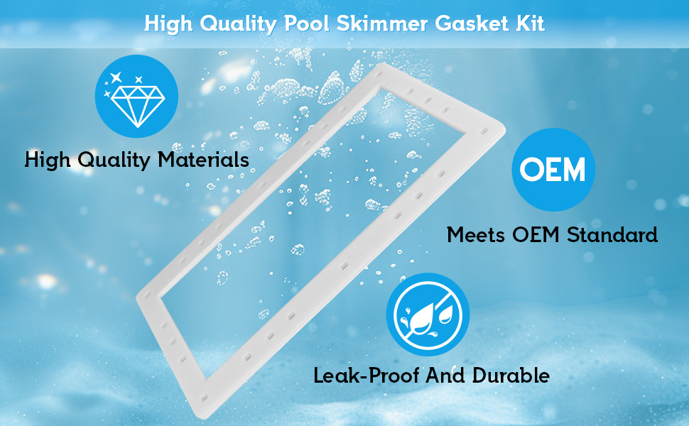 BOOCII Pool Skimmer Gasket for Hayward SPX1091GW SP1091LX