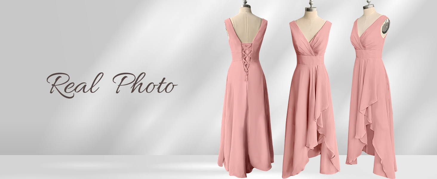 chiffon bridesmaid dresses