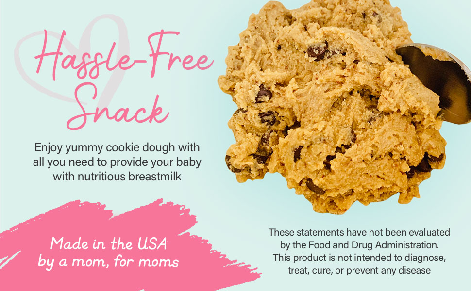 COOKIES, THEN MILK No Bake Lactation Cookies Dough