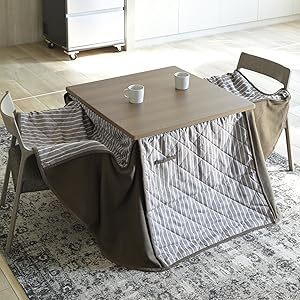 Amazon | [山善] 家具調 こたつ テーブル 幅80cm 正方形 専用