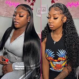 Lace front wigs human hair