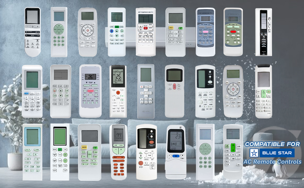 Review 7Seven® Compatible With Blue Star Ac Remote Original 227 10 Bluestar Smart Inverter Ac Remote