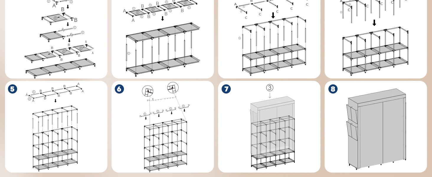 Portable Closet Wardrobe