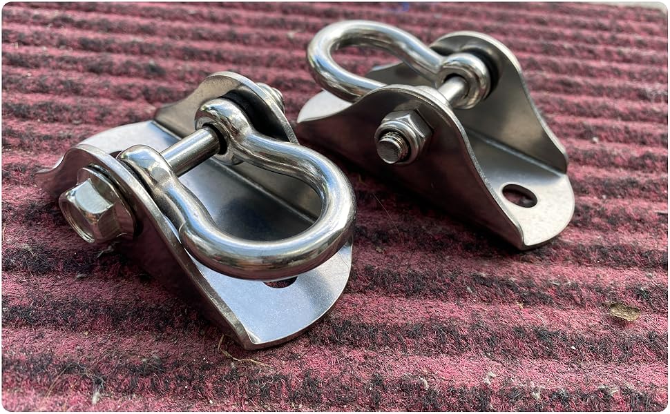 SELEWARE Swing Hangers Stainless Steel Swing Set Hooks for