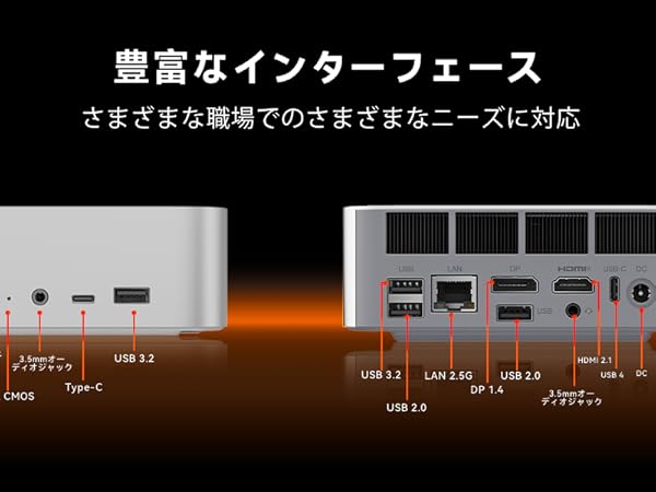 Amazon.co.jp: Beelink SER8 ryzen 7 ミニpc、8845HS 最大 5.1