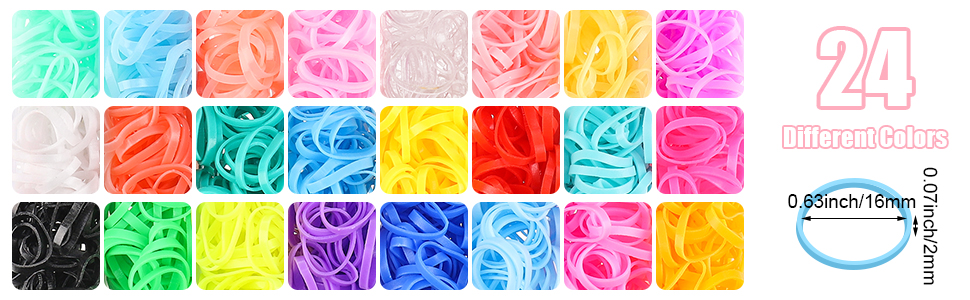 Elastic Hair Rubber Bands 