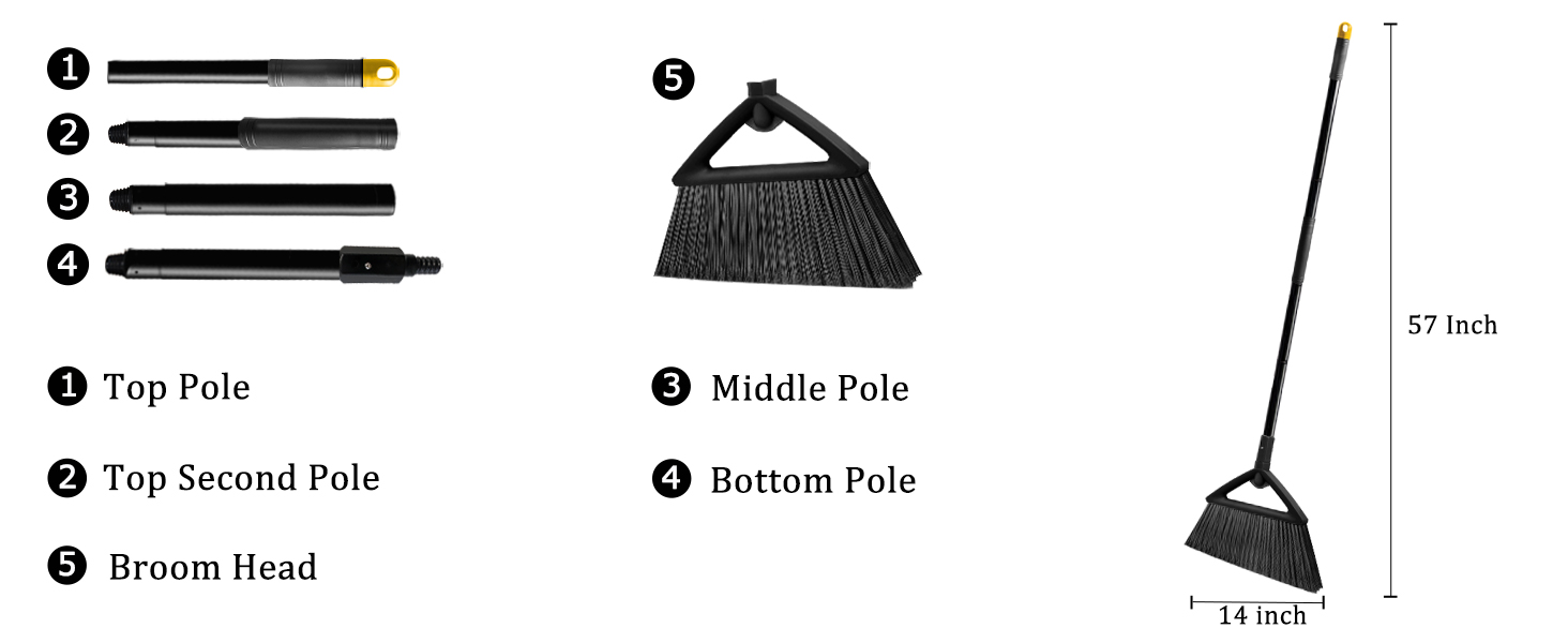cleaning broom;street broom;concrete broom;straw brooms for sweeping;indoor garage broom;kitchen;