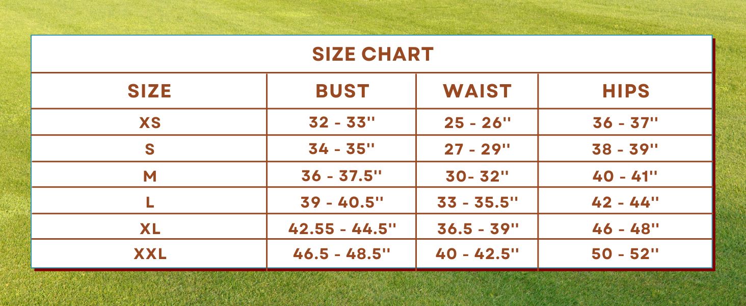 women's polo size chart