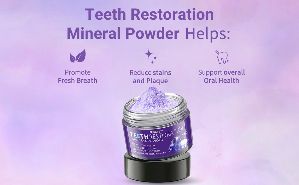Amazon.com : ODALIT Teeth Restoration Mineral Powder, Tooth Whitening - Soft Mineral Hack Repairs Teeth And Gums