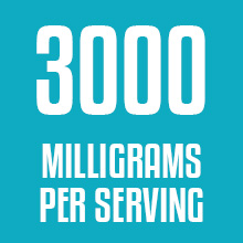 3000 Milligrams Per Serving