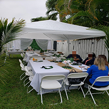 COSTWAY Gazebo Da Giardino 6 X 3 M, Tendone Per Feste Con 4 Pareti Rimovibili, Con Borsa Di Trasporto, Impermeabile Protezione UV, Per Matrimonio Eventi E Barbecue 16 4