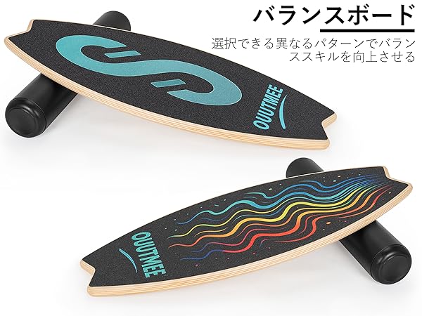 【新品】Rxakudedo バランスボード 木製 ローラー付き Amazon | Rxakudedo ボードローラー 木製 ローラー 子供 大人 体