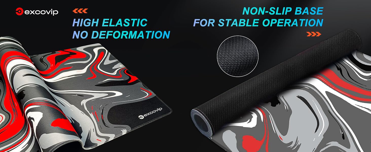 EXCOVIP Extend Large Gaming Mouse Pad XXL,Anti-Skid Mousepad Large ...