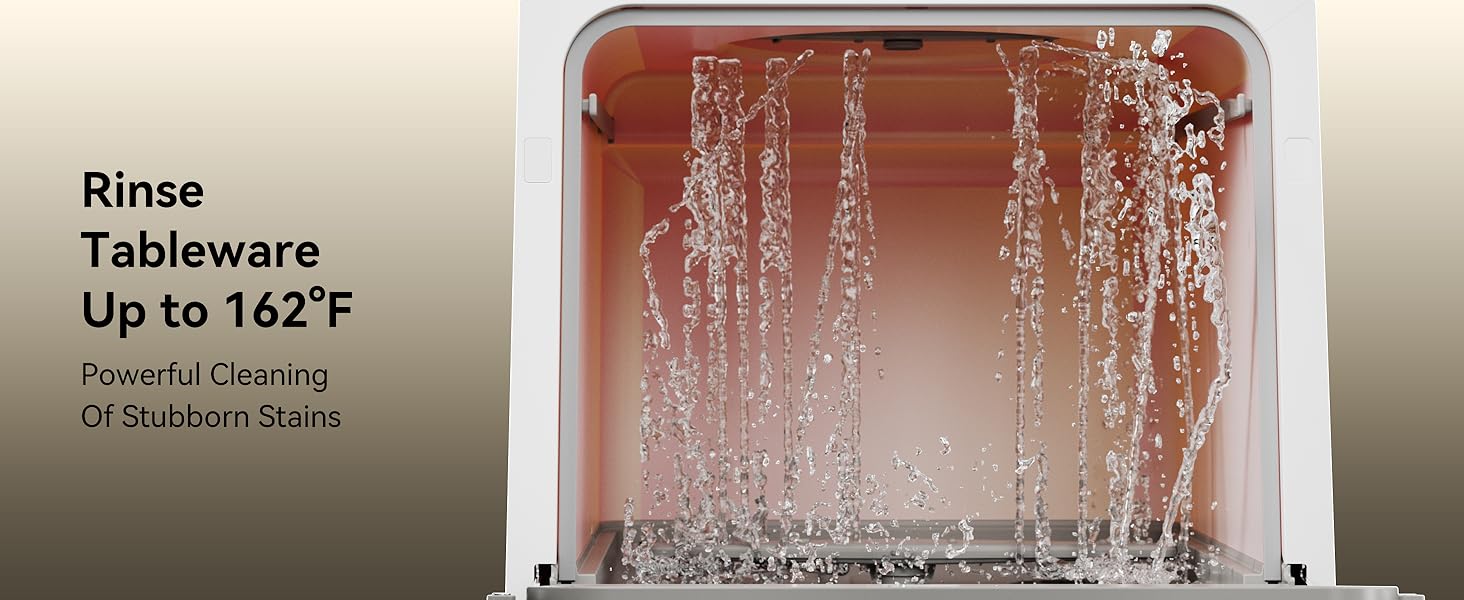 hemitlux Portable Dishwashers Countertop Dishwasher