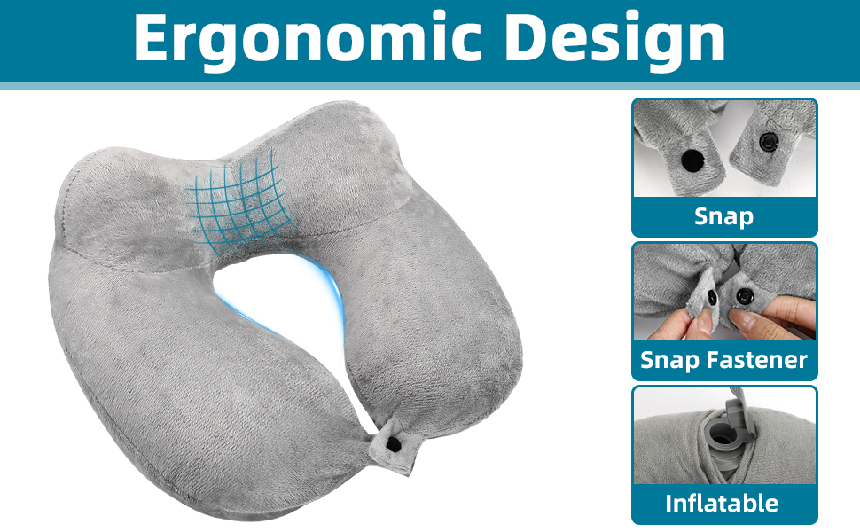 Coussin de Voyage Gonflable