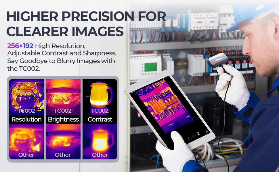 Thermal Camera for iOS (iPhone & iPad), TOPDON TC002 Thermal Imager, Infrared Thermal Imaging