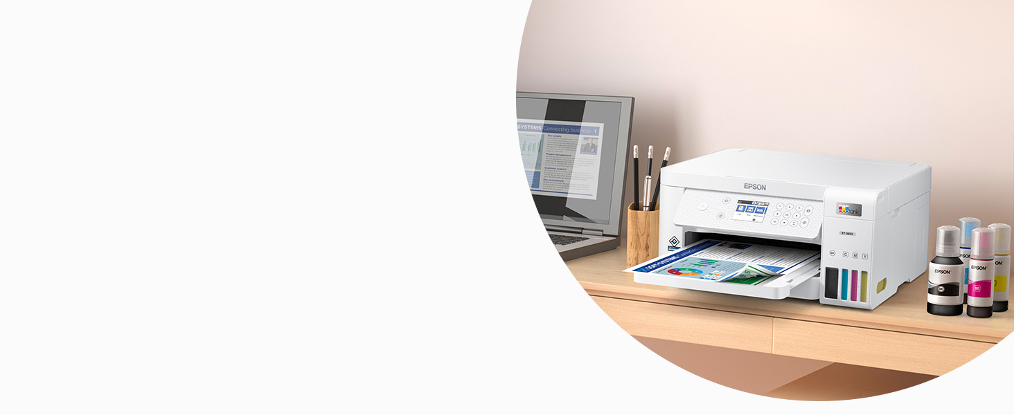 Epson Ecotank Et3830 Wireless Color Allinone Cartridgefree