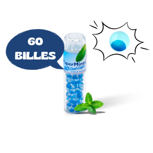 Tube 60 billes cool caps