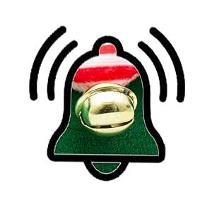 Illustrated icon of a bell with red and green coloring, featuring wireless signal waves emanating from the top.