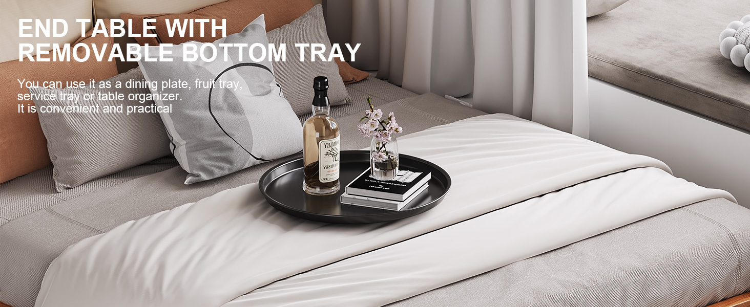 REMOVABLE BOTTOM TRAY