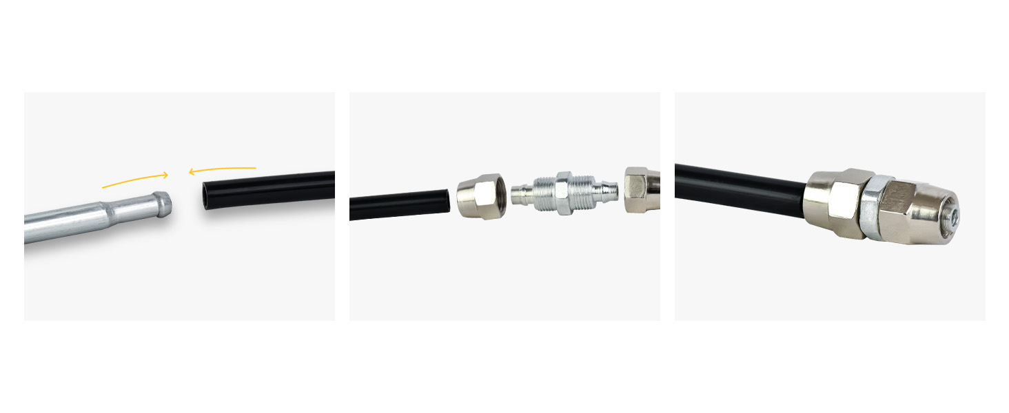 MuRealy Upgraded 5/16 Automotive Replacement Fuel Line Kit