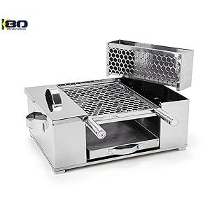 Imagem da Churrasqueira com espaço para carvão amostra