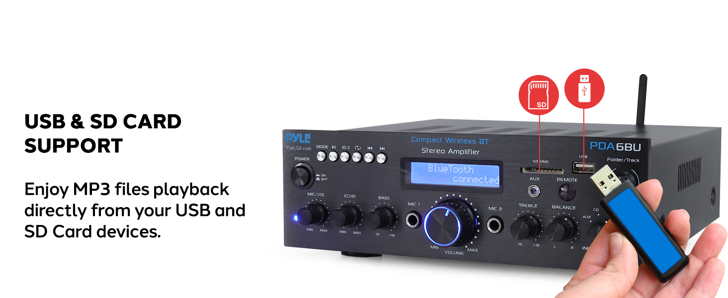 speaker amplifier home audio home stereo receiver with bluetooth am fm stereo receiver