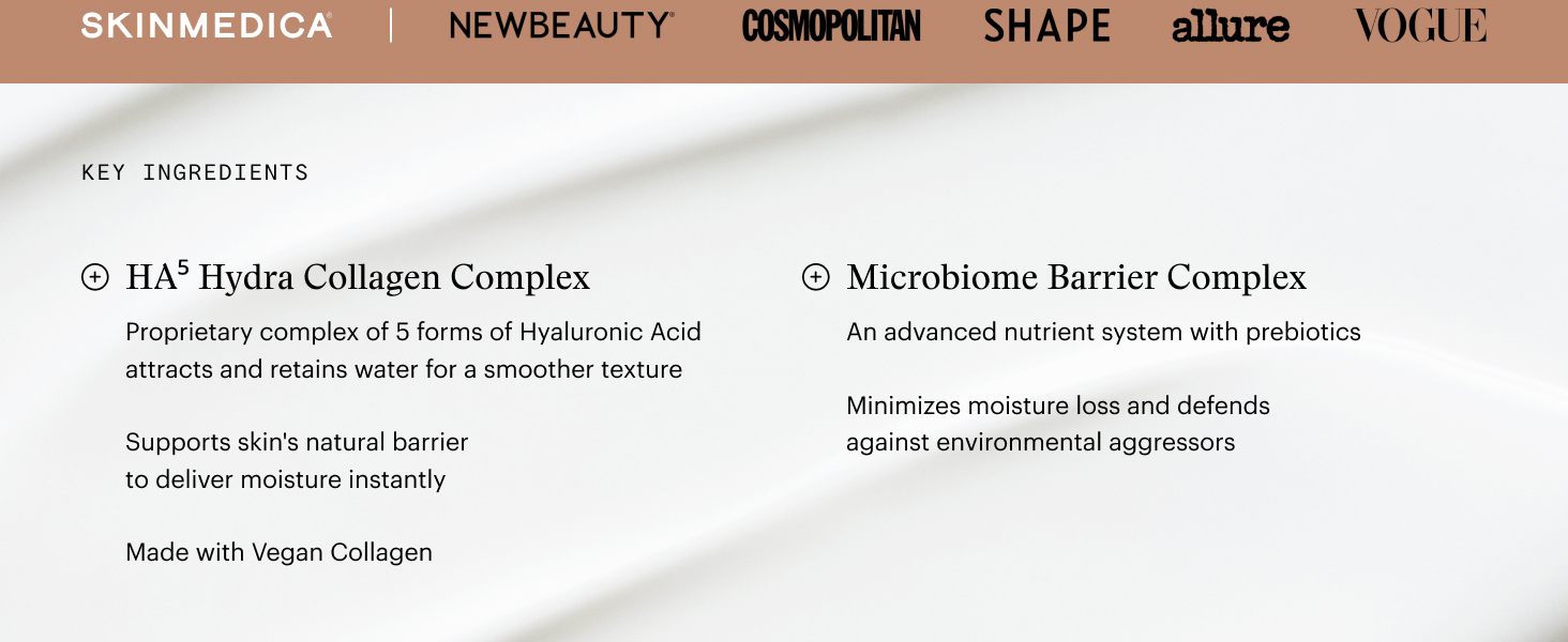 Skinmedica ha5 hydra collagen water burst moisturizer with vegan collagen