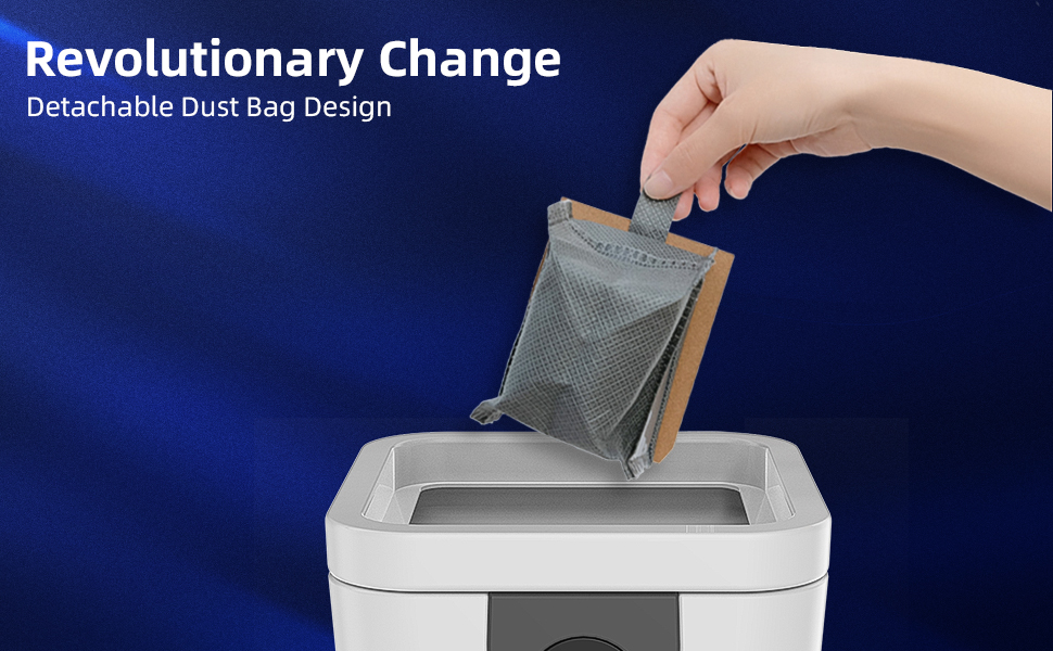 Redroad V17 Max Cordless Vacuum Cleaner with Disosable Dust Bags, 450W 26.5Kpa Stick Vacuum with