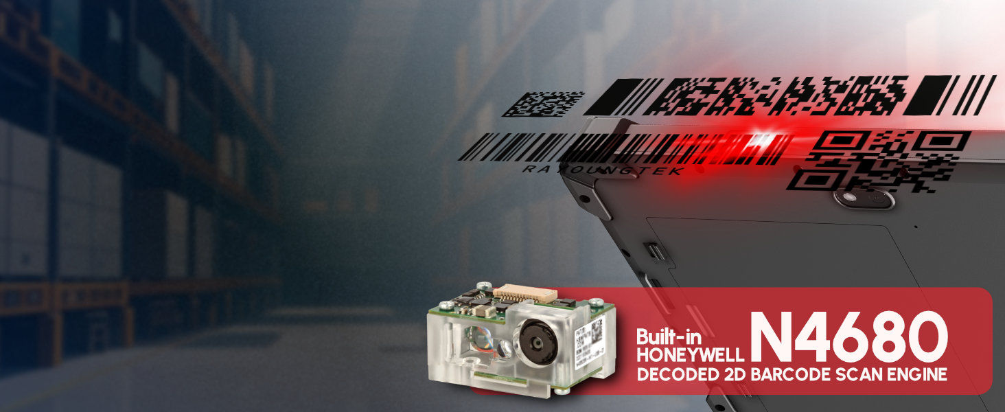 rugged tablet with barcode scanner and windows 11 os