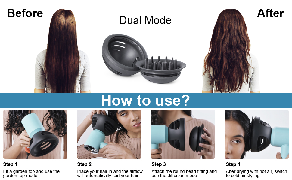  Fixbetter Upgrade diffuser voor Dyson föhn