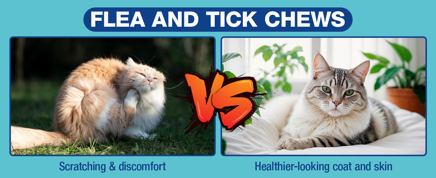 Flea and Tick Prevention for Cats Chewable
