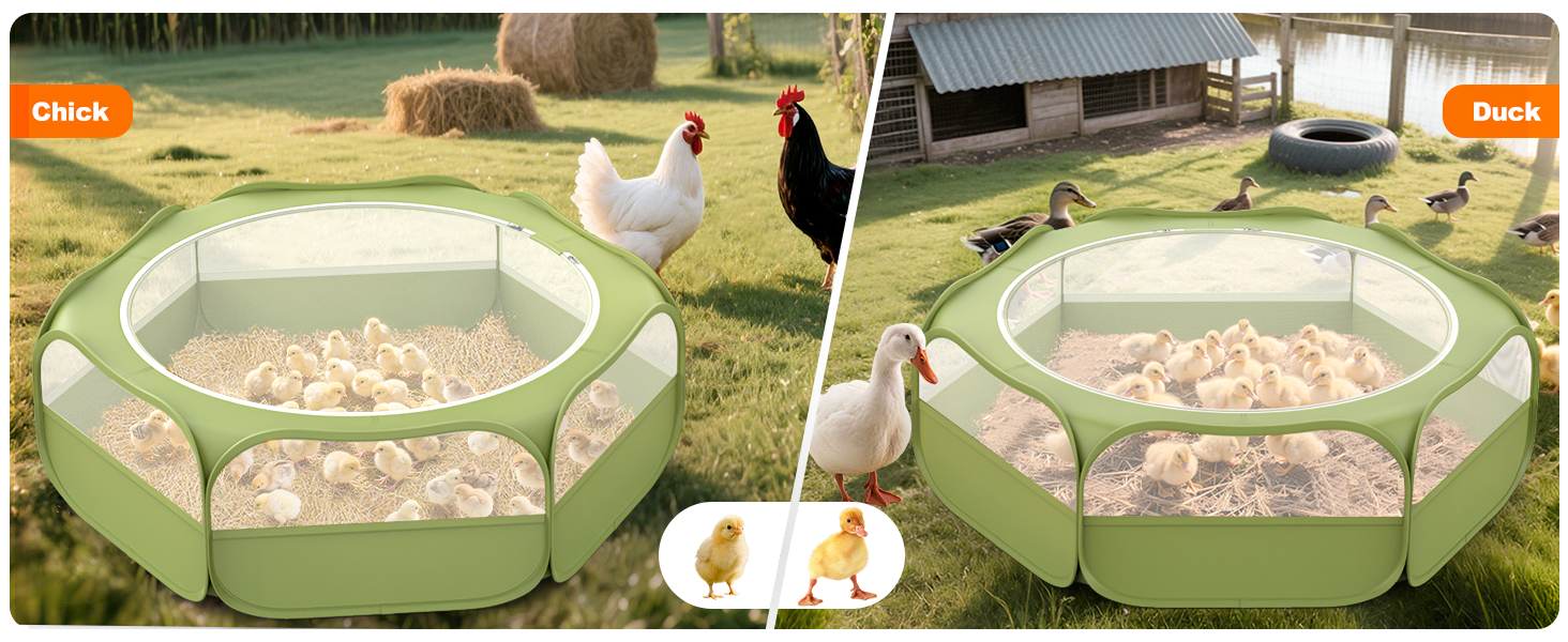 chicken brooder box for chick starter kit, pet cage tent, brooders heating plate