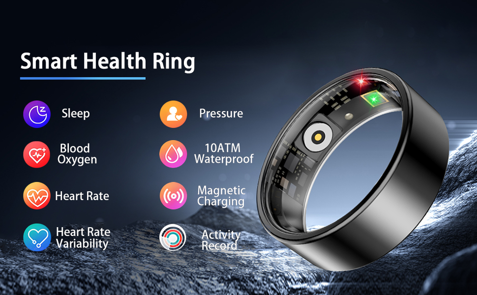 جهاز تتبع صحة الحلقة الذكية