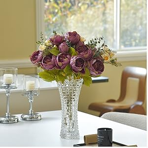 peony bouquet in vase