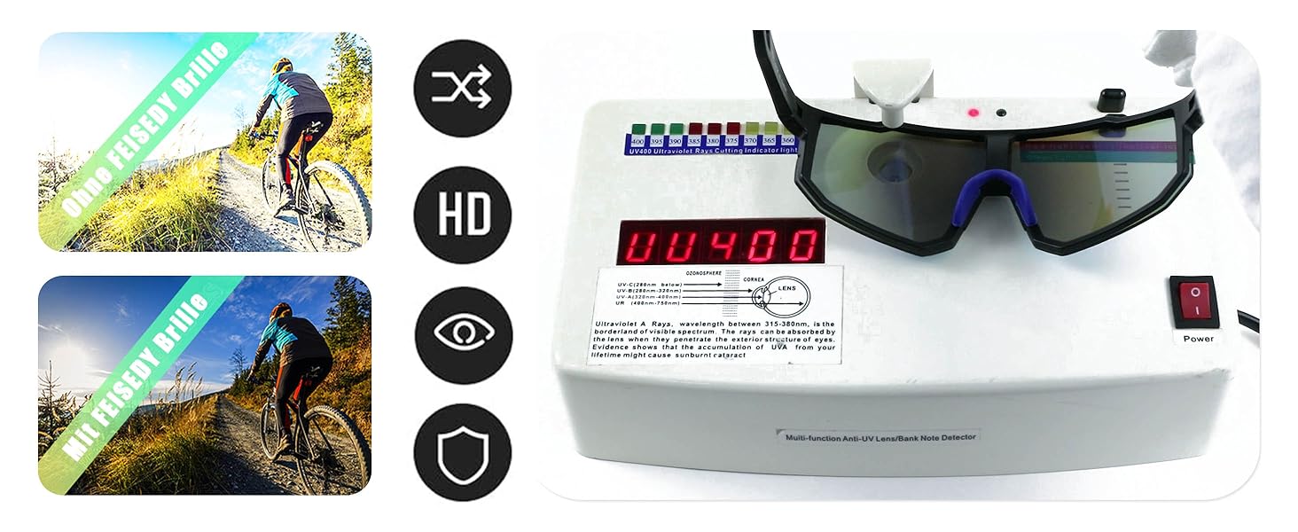 Sonnenbrille mit verspiegelten Linsen und UV400-Schutz 