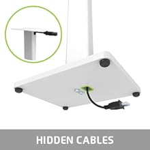 kanto st white series cable management 
