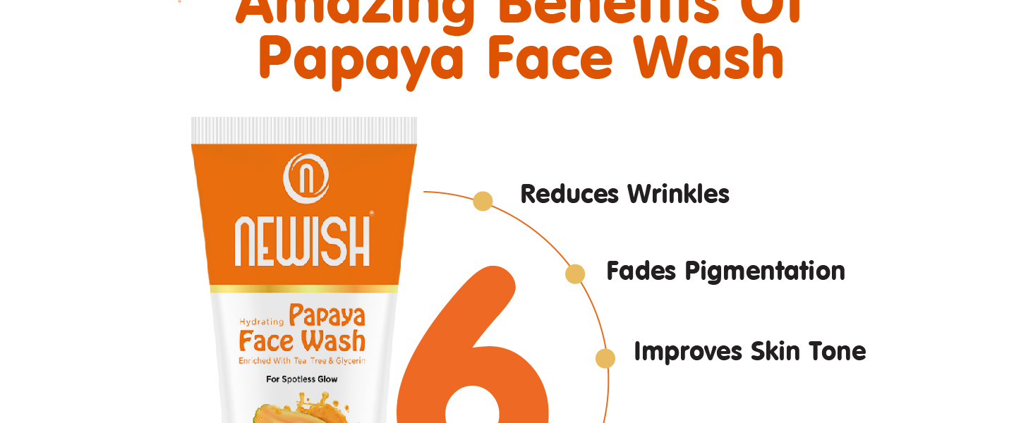 papaya face wash, good vibes papaya face wash, joy papaya face wash