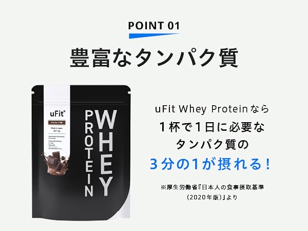 Amazon | 【日本国内製造】uFit Whey Protein ホエイプロテイン