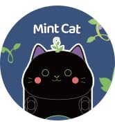 Mewaii 36in Long Devil Mint Cat Plush Pillows Stuffed Animals Squishy Pillows - Plushie Cute Kitt...