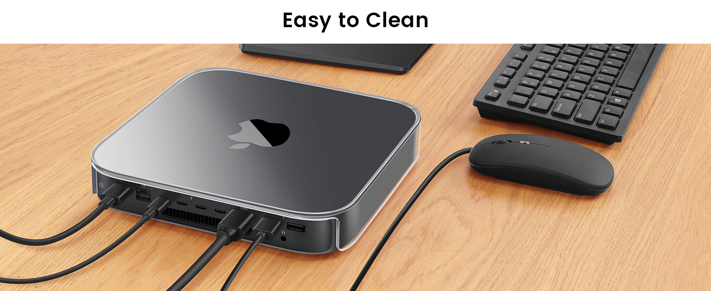 VAYDEER Acrylic Destop Mac Mini Case Compatible with Apple