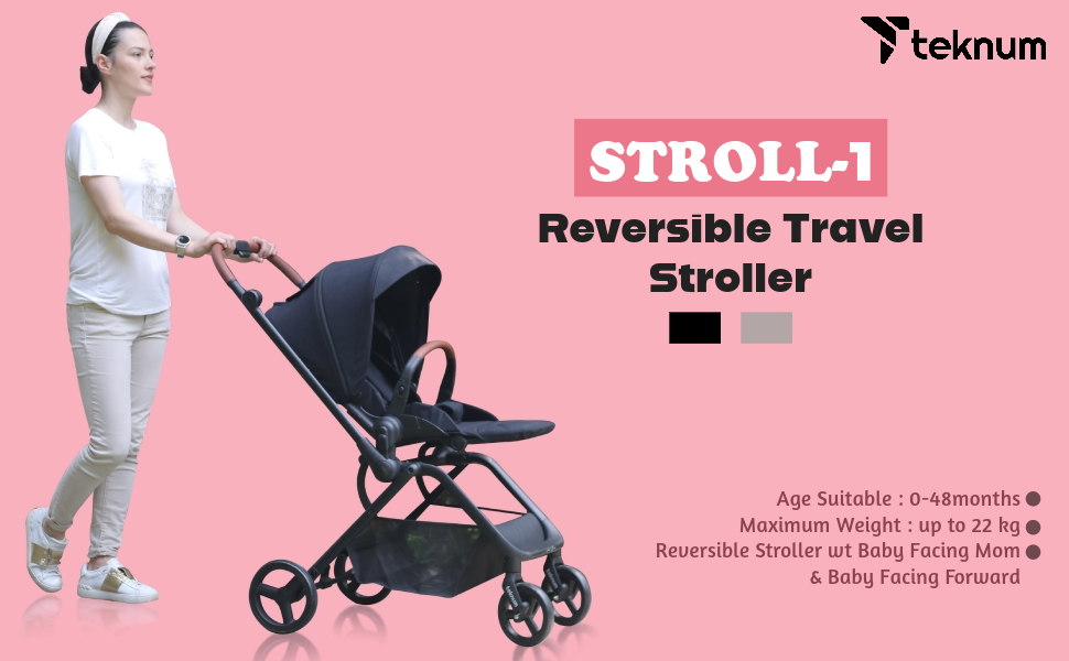 Teknum STROLL-1 Reversible Travel Stroller