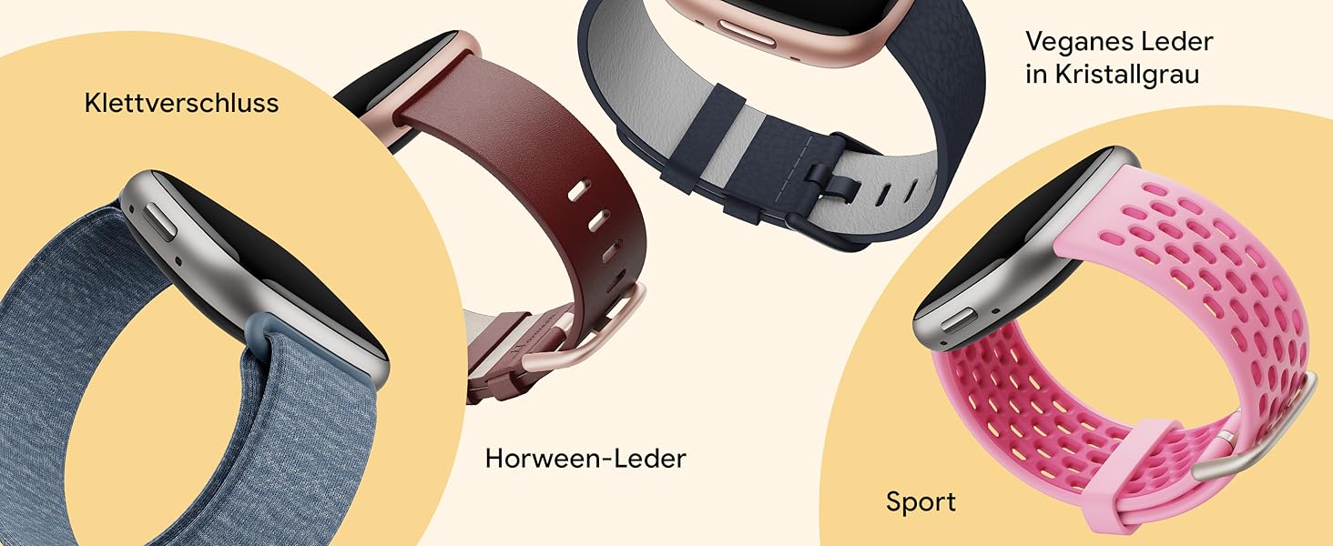 Fitbit Versa 4 by Google Smartwatch Damen / Herren FitnessTracker