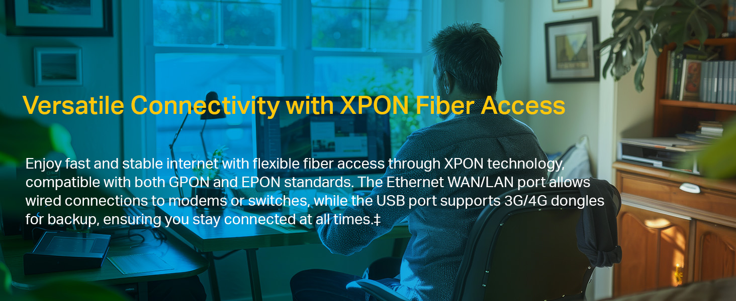 XX530v AX3000 Dual Band WiFi 6 GPON Router