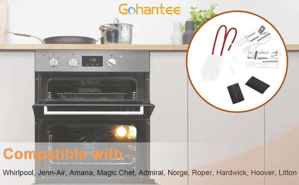 gohantee Burner Terminal Receptacle Block Kit Pack of 4 Replace